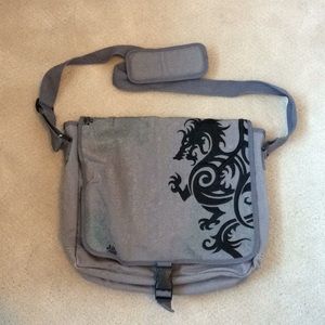 Dragon messenger bag/book bag/backpack/laptop bag